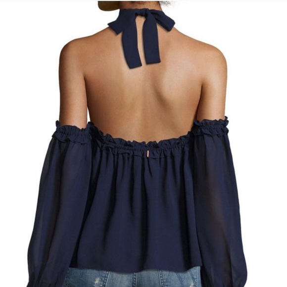 Misa Los Angeles Navy Livey Top - Picture 3 of 10